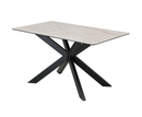 Creed 1.35m Fixed Dining Table - Sand