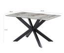 Creed 1.3m Extending Dining Table - Grey