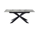Creed 1.3m Extending Dining Table - Grey