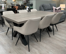 Dallas Dining Table 180 cm - Grey | Oak