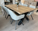 Dallas Dining Table 220 cm - Oak | Grey