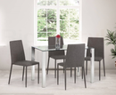 Enzo Glass Top Dining Table