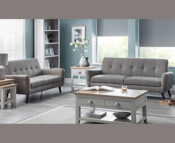 Enzo 3 Seater Compact Retro Sofa