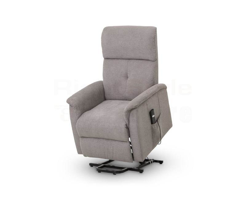 Eva Rise And Recline Chair Taupe Fabric