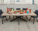 Fallon 1.6m Rectangle Ext. Dining Table - Grey Oak