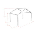 Dally House Bed 140 × 200 cm - Natural
