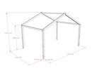 Dally House Bed 140 × 200 cm - White