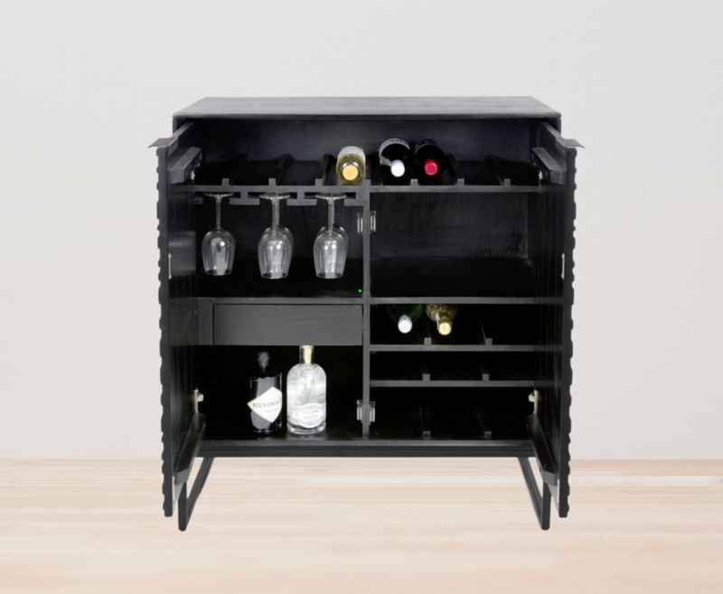 Fusion Drinks Cabinet - Black