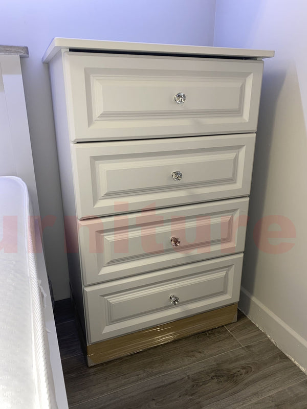 Greystones 4 Drawer Narrow Chest (635mm wide)