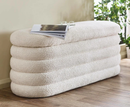 Hailey Storage Bench Ottoman - Ivory