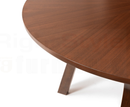 Hux Round Dining Table - Walnut