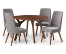 Hux Round Dining Table - Walnut