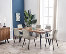 Isabelle 1.6m Rectangle Dining Table - Walnut