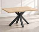 Krista 1.2m Dining 5PC Set - Light Oak