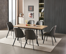 Krista 1.2m Ext Dining 7PC Set - Light Oak