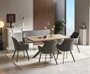 Krista 1.6m Dining with High Bench 6PC Set - Light Oak