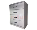 Latte 4 Drawer Chest