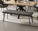 Krista Low Bench - Dark Grey