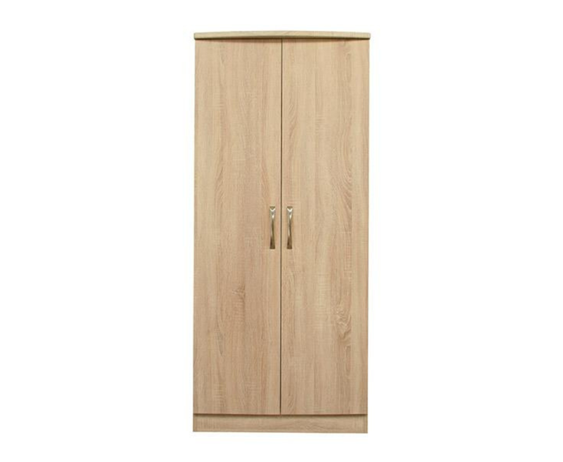 Lungo Mid Oak 2 Door/2 Drawer Robe