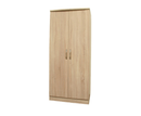 Lungo Mid Oak 2 Door/2 Drawer Robe