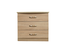 Lungo Mid Oak 3 Drawer Chest