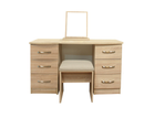Lungo Dressing Table Double Pedestal