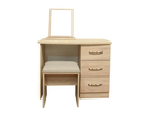 Lungo Dressing Table Stool - Mid Oak