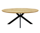 Manhattan 180cm Oval Dining Table