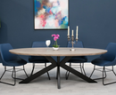 Manhattan 180cm Oval Dining Table