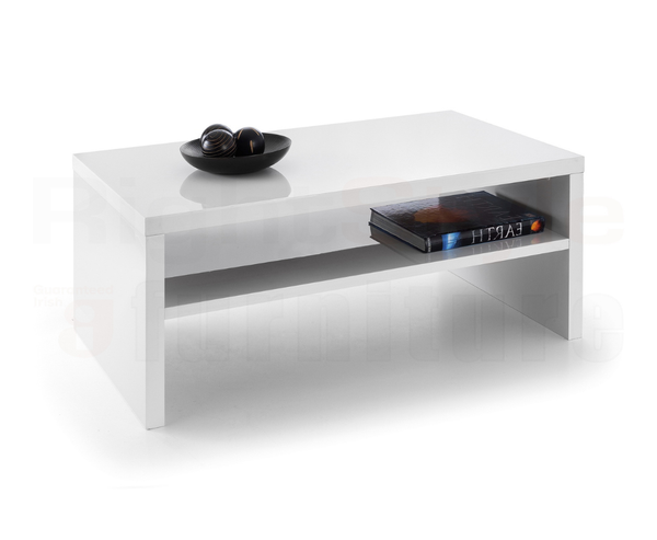 Marker High Gloss Coffee Table - White