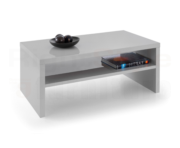 Marker High Gloss Coffee Table - Grey