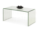 Matice Bent Glass Coffee Table