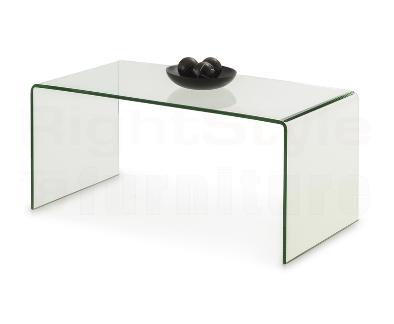Matice Bent Glass Coffee Table