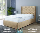 Rose 4ft Ottoman Bed Frame
