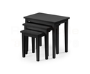 Clare Nest Of Tables - Black Finish