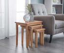 Clare Nest Of Tables - Natural Oak Finish