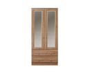 Nore 2 Door Robe with Shelves