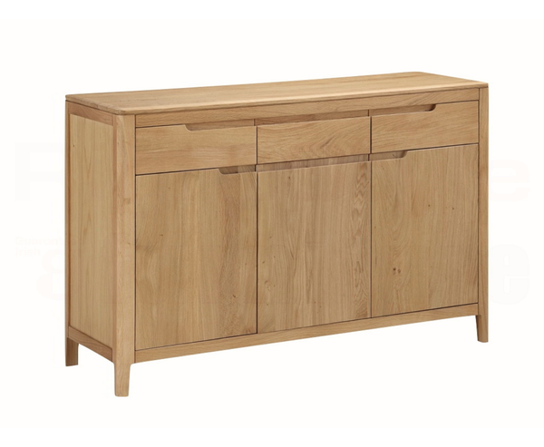 Nova Oak  3 Door Sideboard