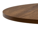 Panama 1.2m Fixed Round Dining Table - Dark Oak