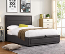 Perth Ottoman Clean Lines Bed Frame - Grey