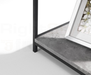Perth Tall Bookcase - Concrete Grey