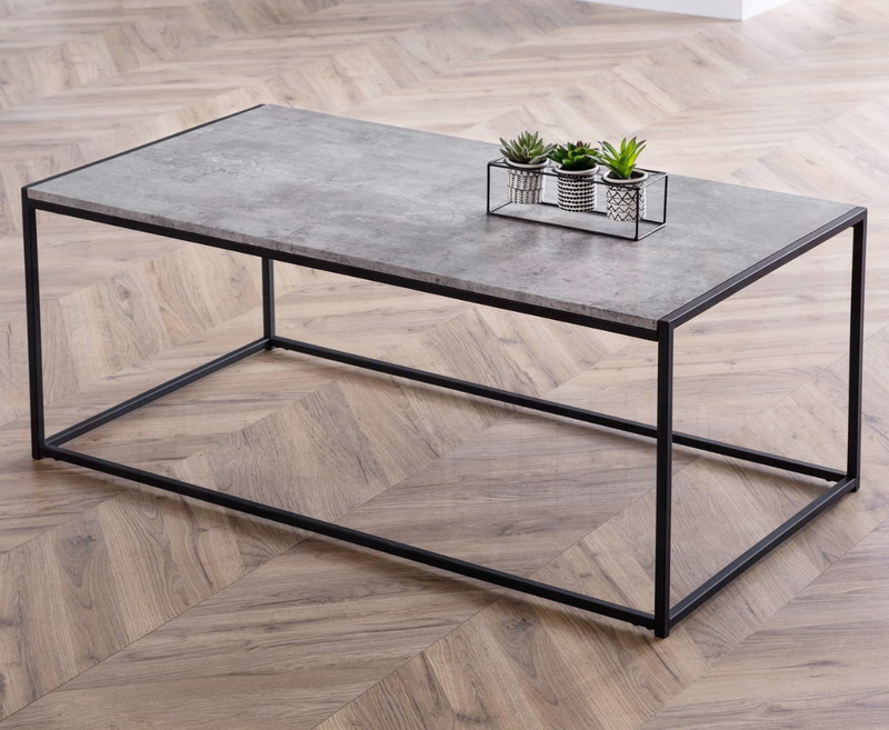 Perth Coffee Table - Concrete Grey