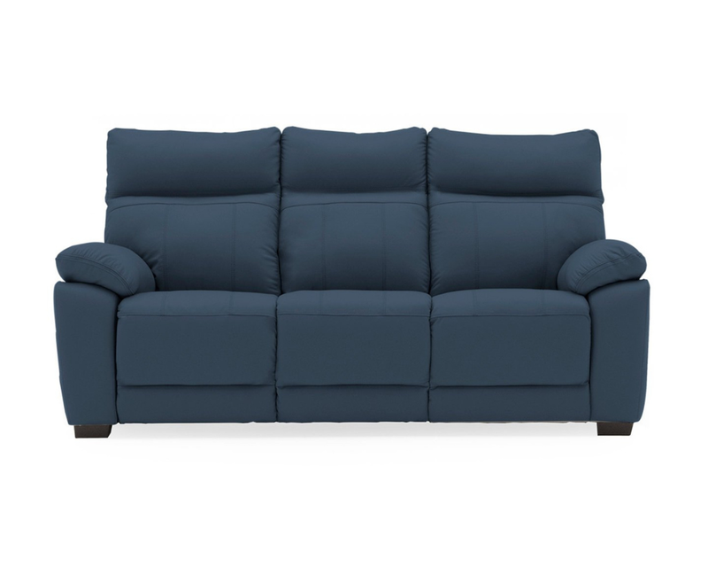 Positano 3 Seater Electric Reclining Leather Sofa