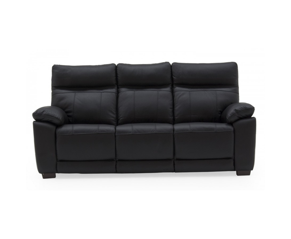 Positano 3 Seater Fixed Leather Sofa