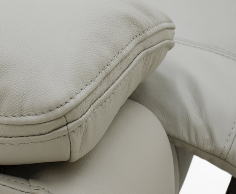 Positano 3 Seater Electric Reclining Leather Sofa