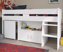 Reversa Midsleeper Bed Frame - White