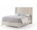 Roma 6ft Superking Ottoman Bed Frame - Beige