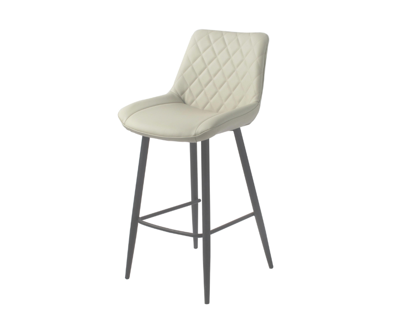 Silvia Bar Stools Taupe PU