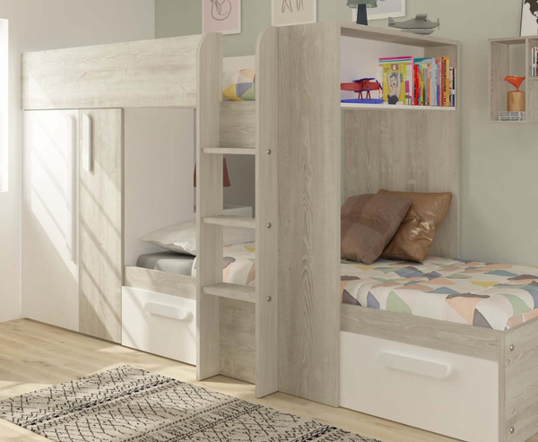 Supreme Bunk Bed - Grey Oak