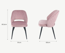 Sutton Velvet Dining Chair - Pink
